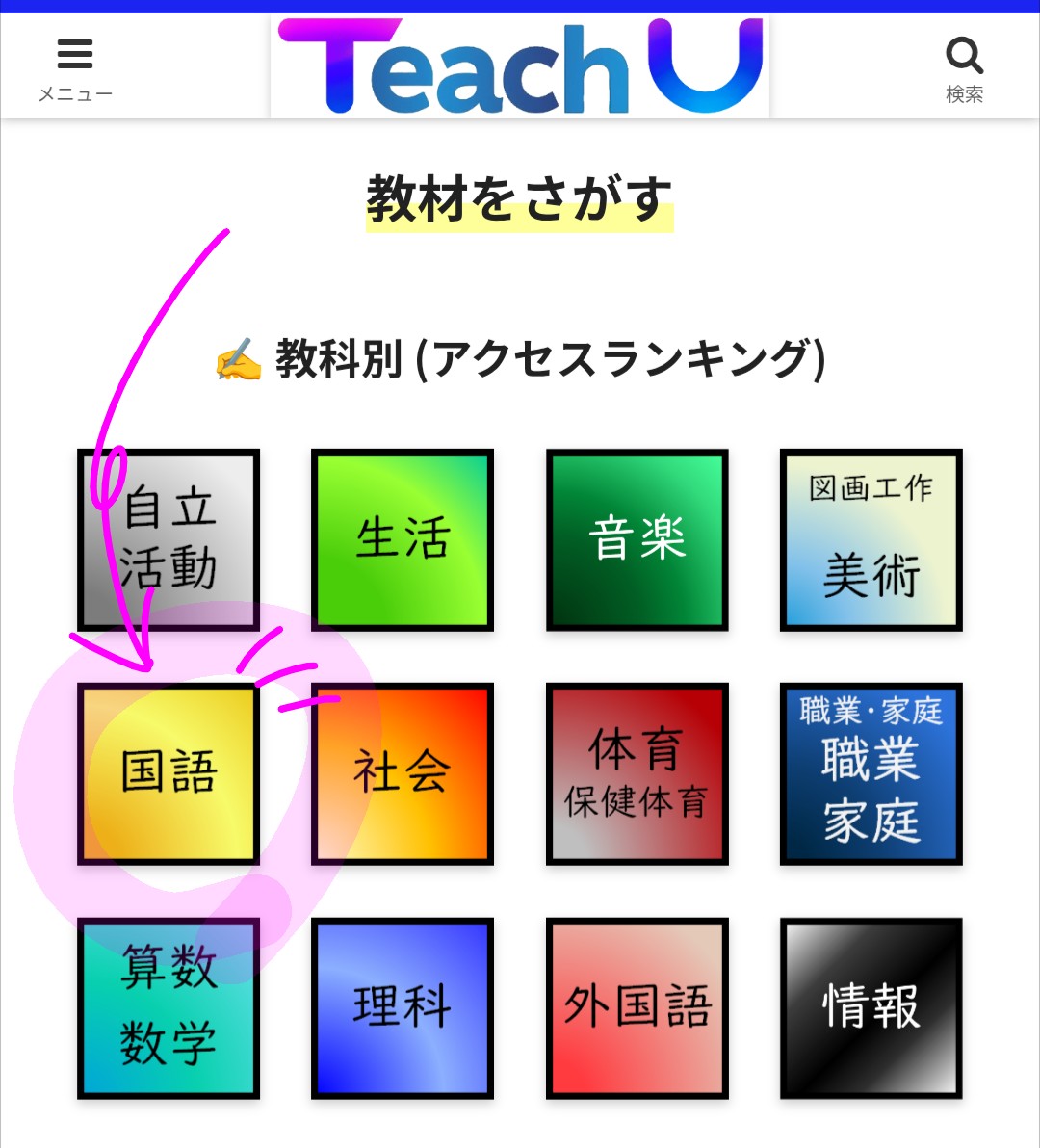 教材等別ランキング